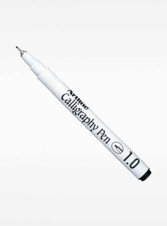 Calligraphy Pen 1.0mm Black Artline Ref EK241